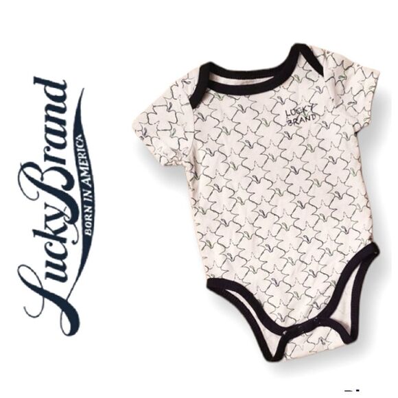 NWOT Lucky Brand Signature Shamrock Onesie - Picture 7 of 7